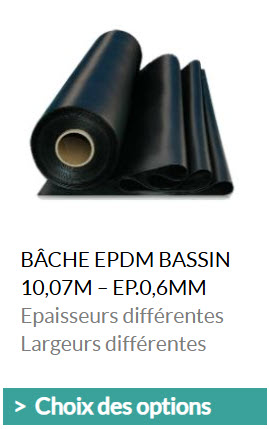 bache epdm bassin